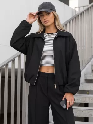 Damenjacke DSTREET TY5958 SCHWARZ