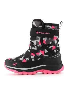 Winterschneemänner für Kinder ALPINE PRO BERNO NEONPINK