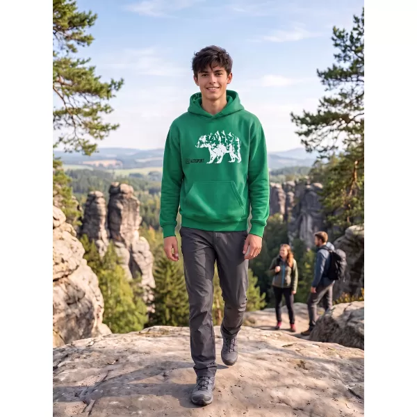 Kinder-Sweatshirt ALTISPORT ALM193422 MITTELGRÜN 