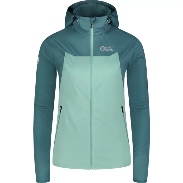  Softshelljacke für Damen NORDBLANC OUTLAND NBSSL8324 GRÜN/GRAU 