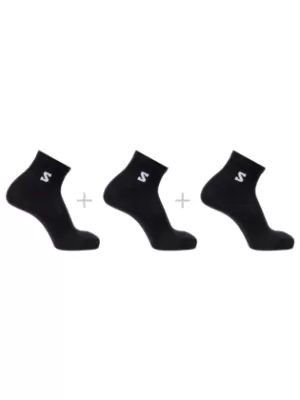 Socken SALOMON EVERYDAY LITE QUARTER 3-PACK LC2911700 SCHWARZ