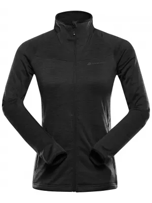 Schnell trocknendes Damen-Sweatshirt ALPINE PRO ONNECA 4 SCHWARZ