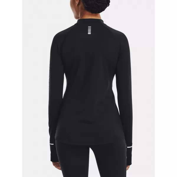  Damen-T-Shirt UNDER ARMOUR UA OUTRUN THE COLD LS 1373208-001 SCHWARZ 