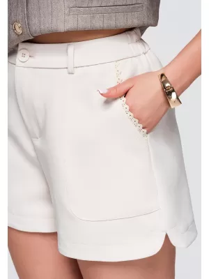 Damen-Shorts OMBRE OW-ST-E0009 BEIGE