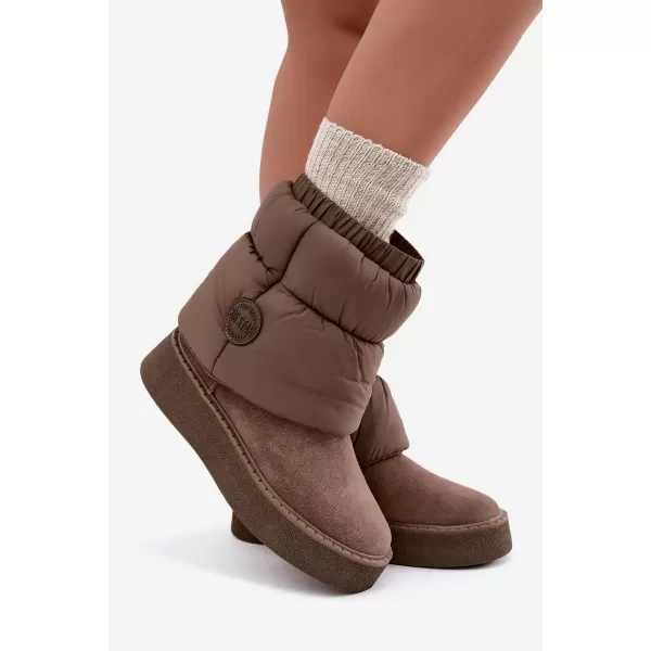  Schneemänner für Frauen BIG STAR SHOES UU274732 DUNKELBEIGE 