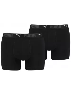 Herren-Boxershorts PUMA SPORT COTTON BOXER 2P 93552101 SCHWARZ