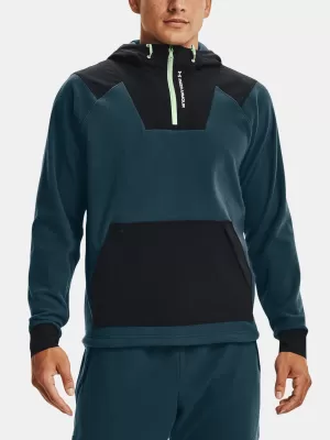 Herren-Sweatshirt UNDER ARMOUR UA RUSH FLEECE HOODIE 1366177-413 BLAU