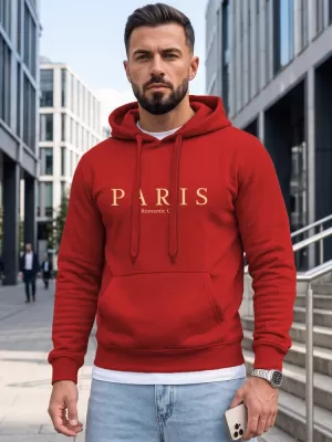 Herren-Sweatshirt DSTREET NX5147BX-18-09 ROT