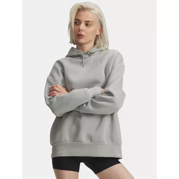  Damen-Sweatshirt UNDER ARMOUR ICON FLEECE OS HOODIE 1379495-069 GRAU 
