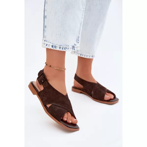  Damensandalen S.BARSKI JC61-1001 BRAUN 