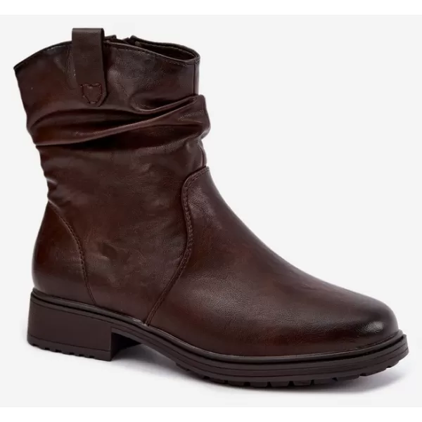  Damen-Stiefeletten BOTO ASA295-1 BRAUN 