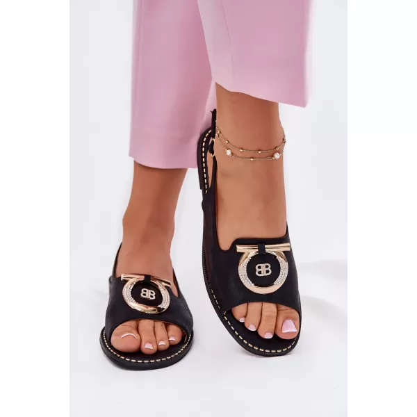  Damensandalen S.BARSKI KV51-003 SCHWARZ 