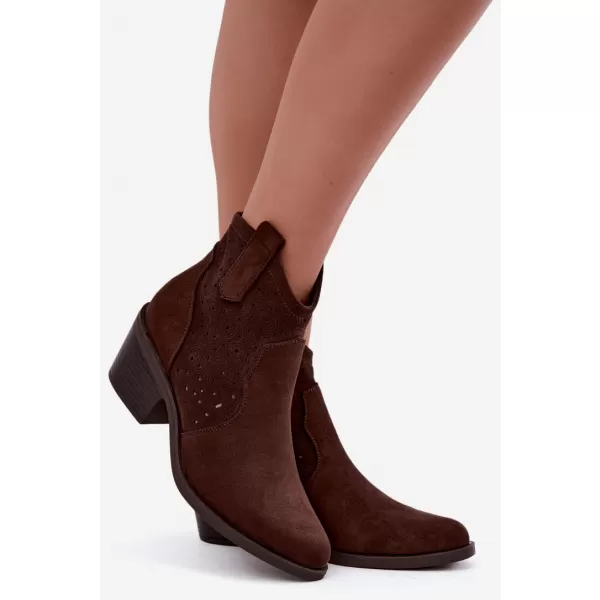  Damenschuhe S.BARSKI HY62-8147 SCHOKOLADE 