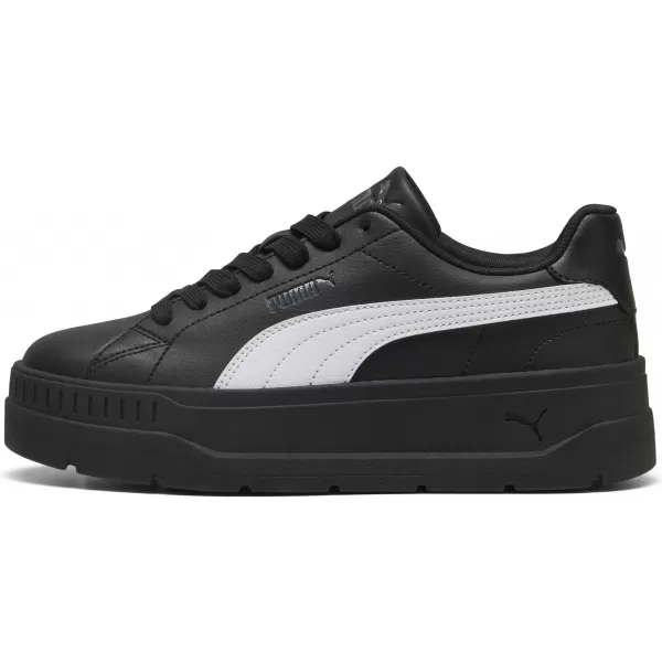  Damenschuhe PUMA KARMEN CLASSIC 40718704 PUMA SCHWARZ/PUMA WEIß/STARKES GRAU 