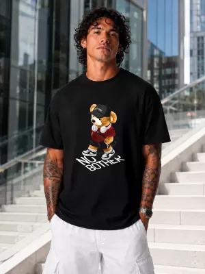 Herren-T-Shirt DSTREET NX1039R-BK-O SCHWARZ