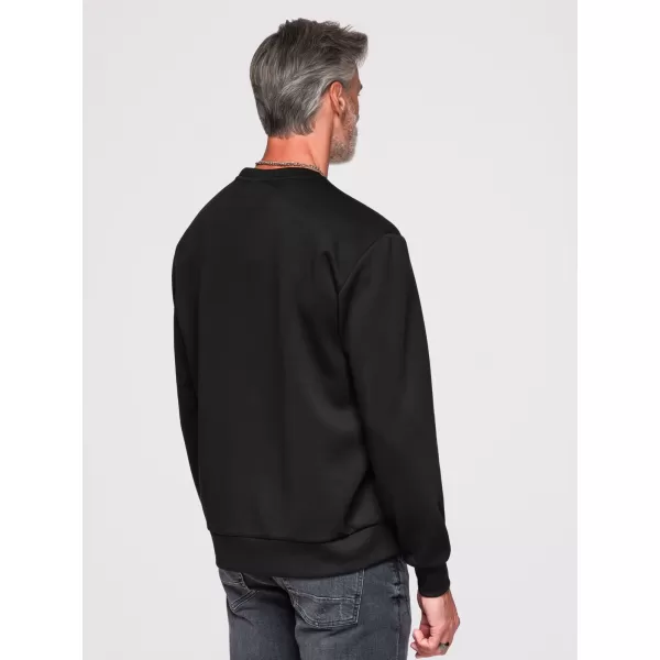  Herren-Sweatshirt OMBRE OM-SSNZ-0273 SCHWARZ 