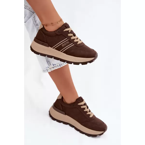  Damen-Sneaker BIG STAR SHOES UU274040 BRAUN/BEIGE 