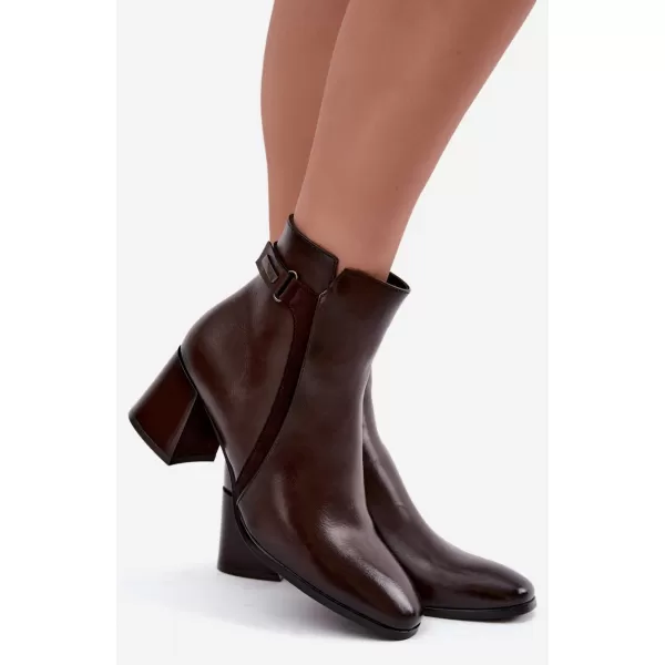  Damen-Stiefeletten VINCEZA 58660 BRAUN 