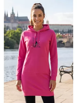 Erweitertes Damen-Sweatshirt ALTISPORT ALW091419 MAGENTA