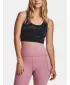 Damen-Tanktop UNDER ARMOUR MERIDIAN FITTED CROPTANKPRNT 1380983-021 SCHWARZ