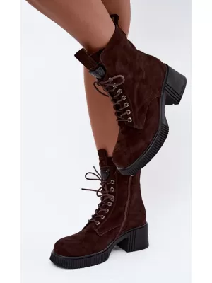 Damen-Stiefeletten VINCEZA 67009 BRAUN