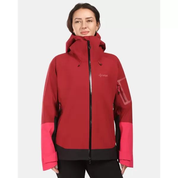  Damen-Hardshelljacke KILPI MAMBA-W 1L0101KI DUNKELROT 