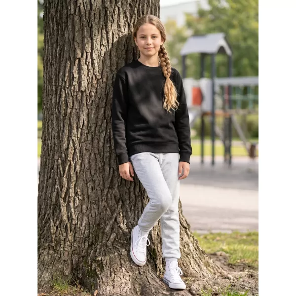  Kinder-Sweatshirt MALFINI CREW 427 SCHWARZ 