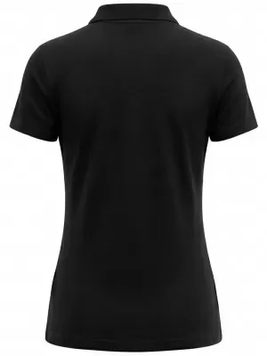Damen-T-Shirt mit Kragen 4F WMM00TPTSF0768 TIEFSCHWARZ