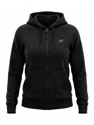 Damen-Sweatshirt 4F WMM00TSWSF2535 TIEFSCHWARZ