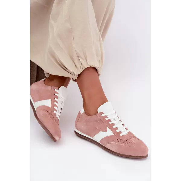  Damen-Sneaker ZAZOO N1412/367/445 ROSA/WEISS 