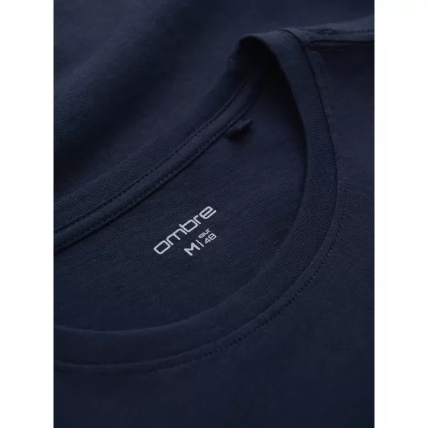  Herren-T-Shirt OMBRE OM-TSPT-0269 MARINEBLAU 