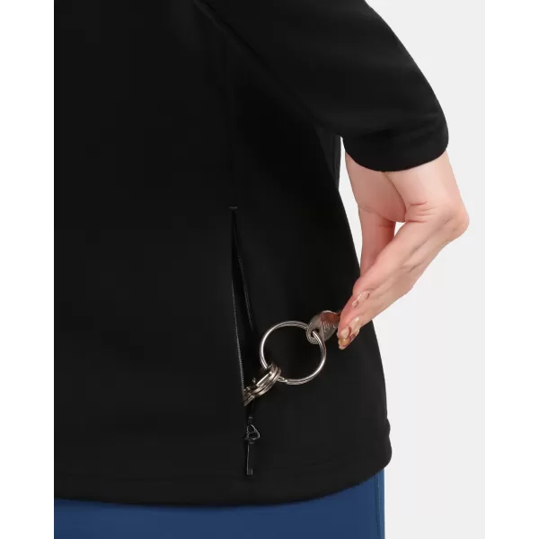  Fleece-Sweatshirt für Damen KILPI MONTALE-W 1L0204KI SCHWARZ 