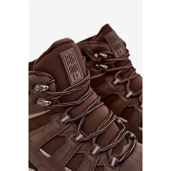  Herrenschuhe BIG STAR SHOES UU174316 BRAUNE/BEIGE SCHATTEN 
