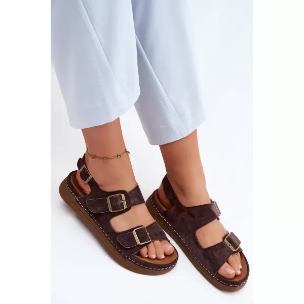  Damensandalen VINCEZA 79620 SCHOKOLADE 