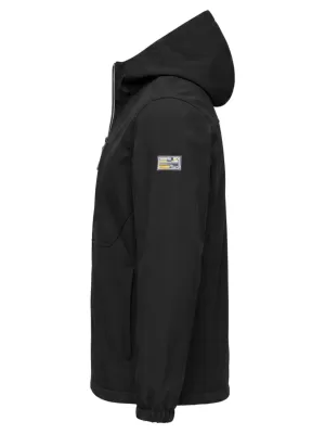 Herren-Softshelljacke OMBRE C581 SCHWARZ