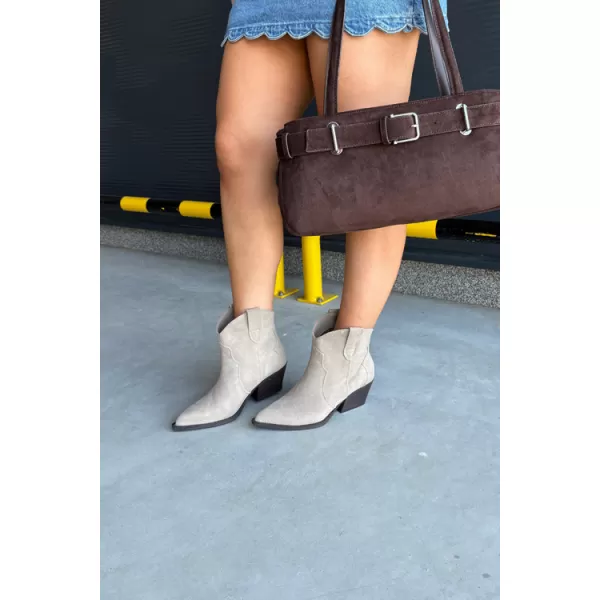  Damen-Stiefeletten BOTO 6338 BEIGE 