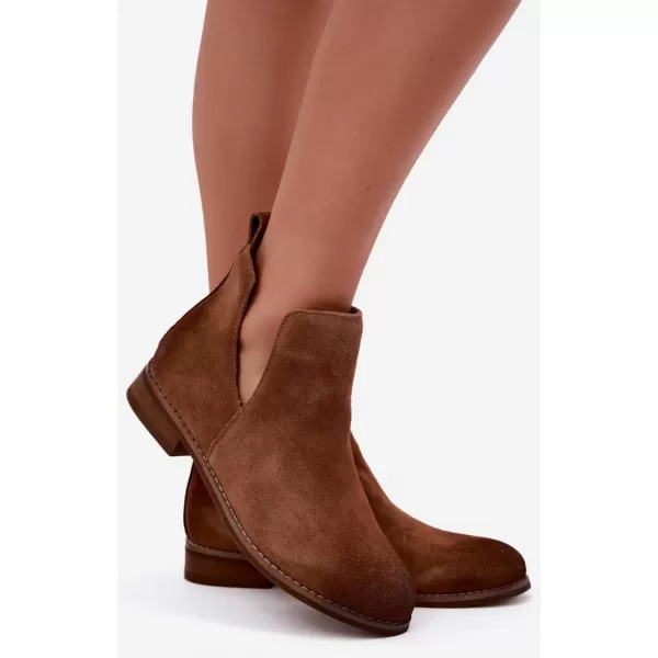  Damen-Stiefeletten VINCEZA 133142 BRAUN 