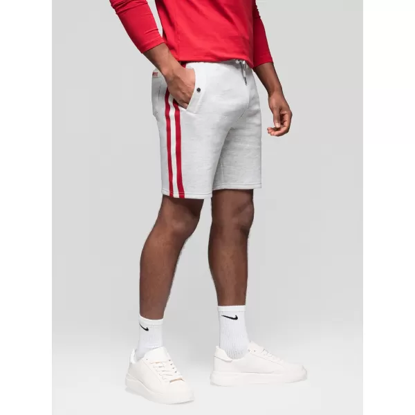 Herren-Shorts OMBRE Z128 GRAUMELANGE/OLIV 