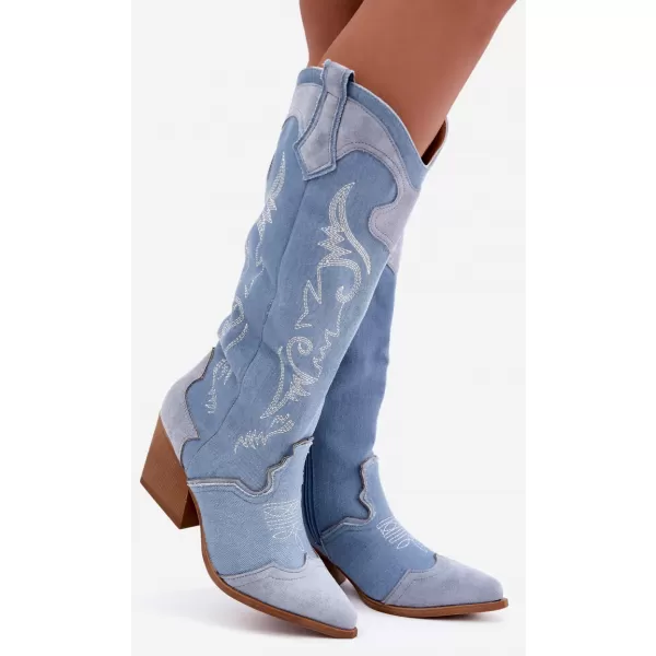  Damenstiefel BOTO LQ-112 BLAU 