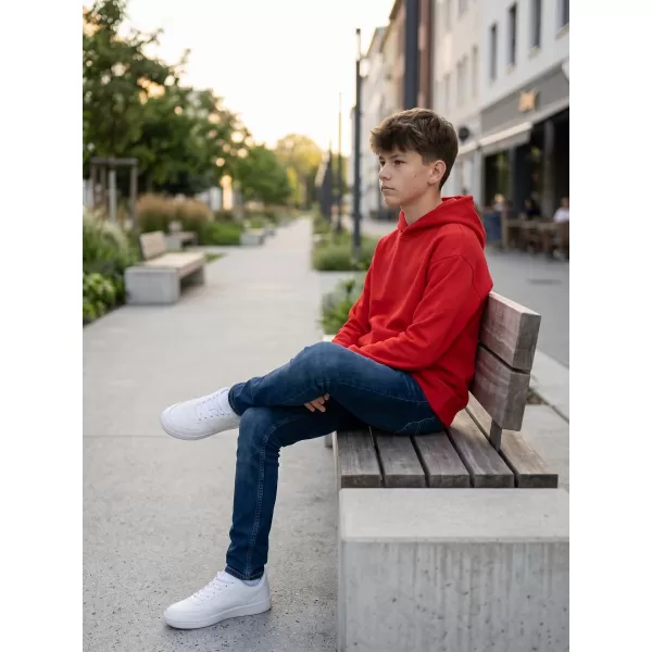  Kinder-Sweatshirt MALFINI CHILL 423 ROT 