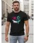 Herren-T-Shirt DSTREET NX5100R-BK SCHWARZ