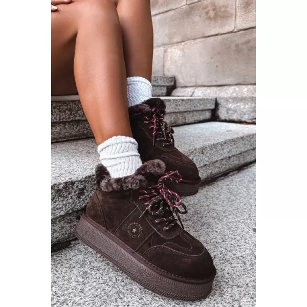  Schneemänner für Frauen BIG STAR SHOES UU274312 SCHOKOLADE 