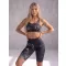Premium-Overknee-Leggings für Damen (neue Größen) ALTISPORT VOJ/ALW083LEG06 SCHWARZ UND WEIß