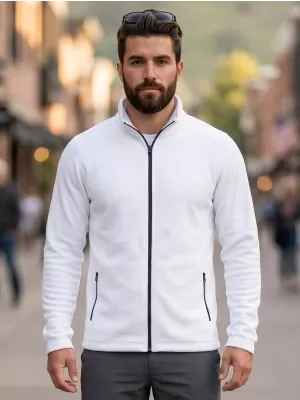 Herren-Sweatshirt aus Microfleece MALFINI FACTOR 852 WEIß