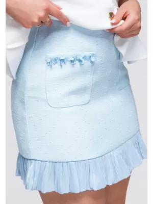 Damenrock OMBRE OW-GL-E0010 BLAU