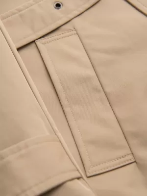 Herrenmantel OMBRE OM-COLC-0146 BEIGE