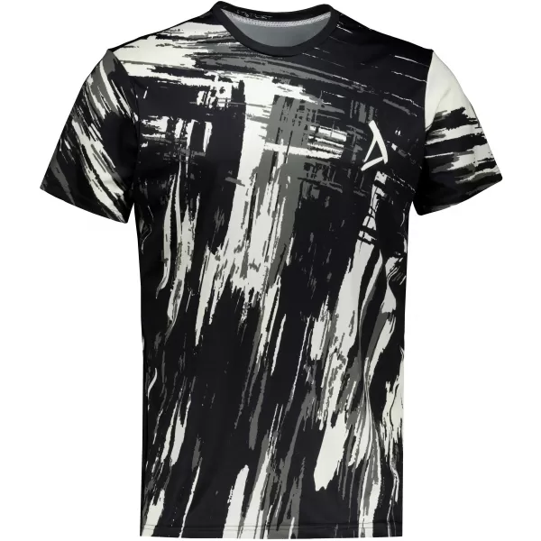  Hochwertiges Funktions-T-Shirt für Herren ALTISPORT VOJ/ALM010TR01 SCHWARZ/ELFENBEIN 