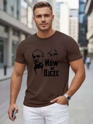Herren-T-Shirt DSTREET NX5145R-CH BRAUN