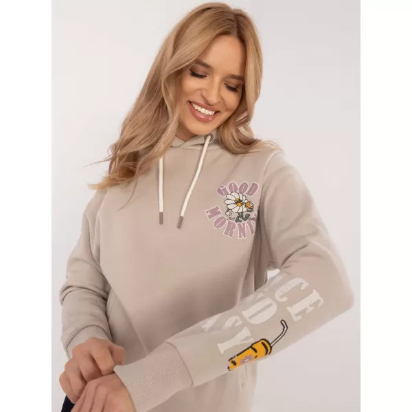 Damen-Sweatshirt SUBLEVEL D10600T02420K BEIGE 