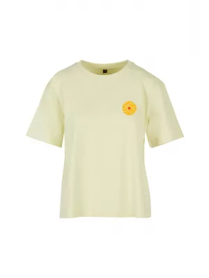 Damen-T-Shirt URBAN CLASSICS TB9011-03660 SANFTES GELB